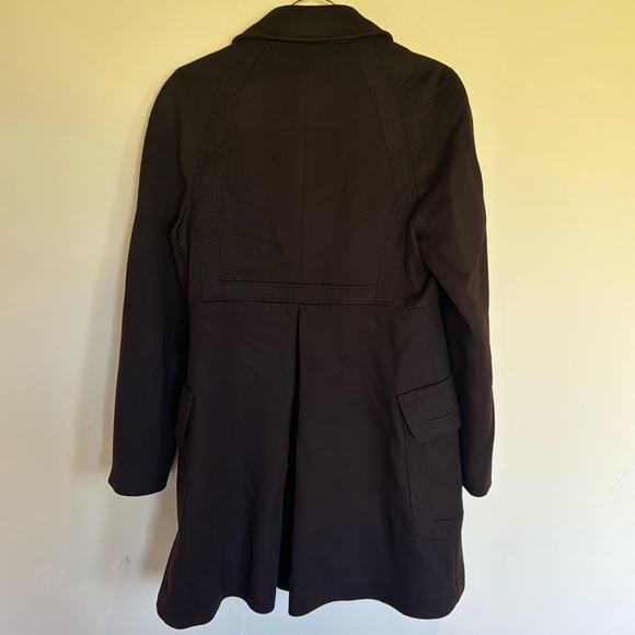 Wool/Cashmere Dark Brown Pringle of Scotland Coat - Picture 3 of 10